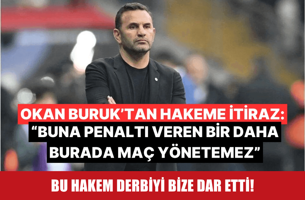 Derbi Maçta Hakeme İsyan