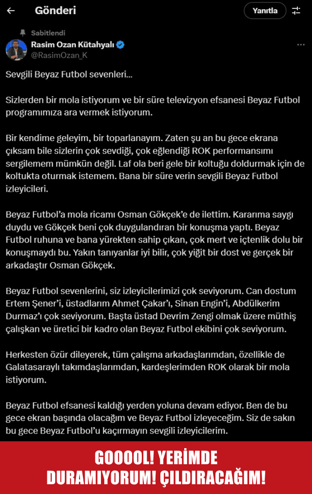 GOL ANINDAKİ PATLAMA