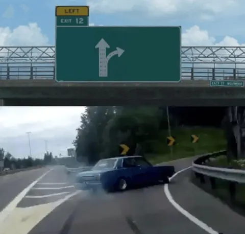 Ani Çıkış Yapan Araba (Exit 12)